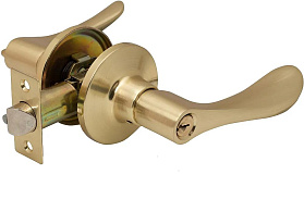 Ручка-защелка дверная 891-03 без функции запирания, SB Матовое золото